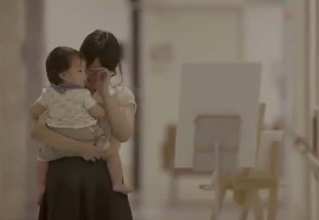 (有片)日本製感人廣告片 慶祝媽媽一歲生日