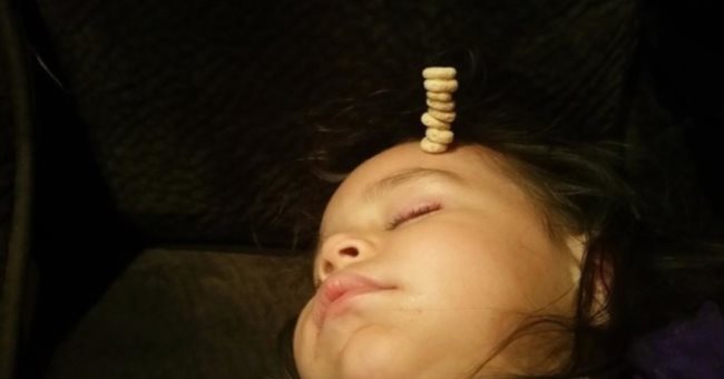 'Cheerio Challenge'：爸爸戲弄孩子的競賽