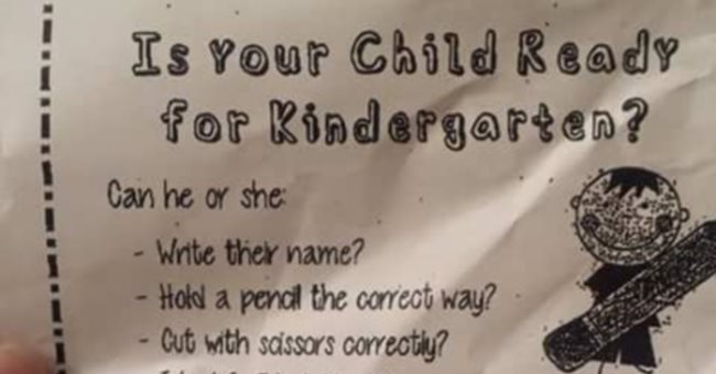 幼稚園的準備開學 'Skills List'