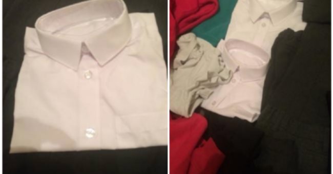 媽媽設立收集箱，為家庭提供免費校服