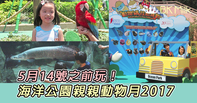 【親子遊】海洋公園「親親動物月」2017