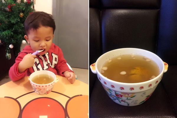 化痰順氣止咳：青欖桔餅瘦肉湯