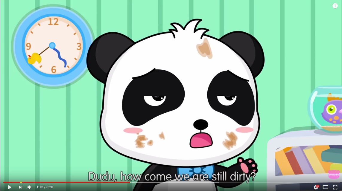 【學習頻道】BabyBus學習刷牙與沖涼　Peppa Pig之外的得寵卡通