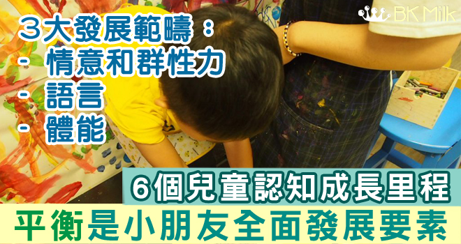 六個不可不知的兒童認知成長里程