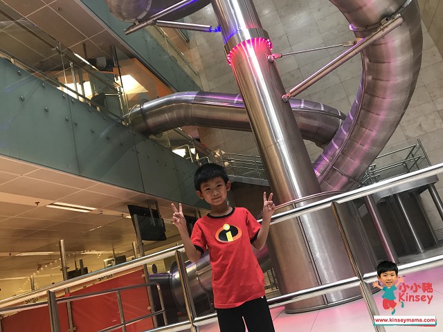 【小小豬新加坡親子旅】樟宜機場T3免費任玩瀡滑梯