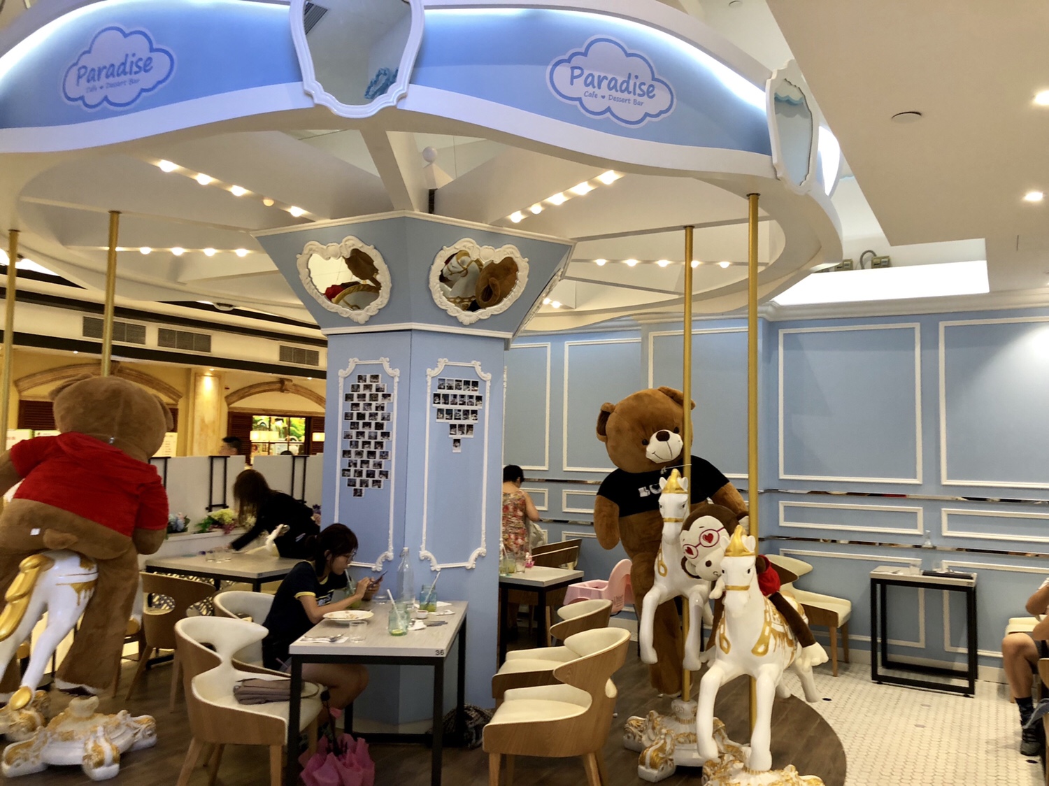 【親子餐廳】超夢幻的旋轉木馬餐廳 Cafe Paradise