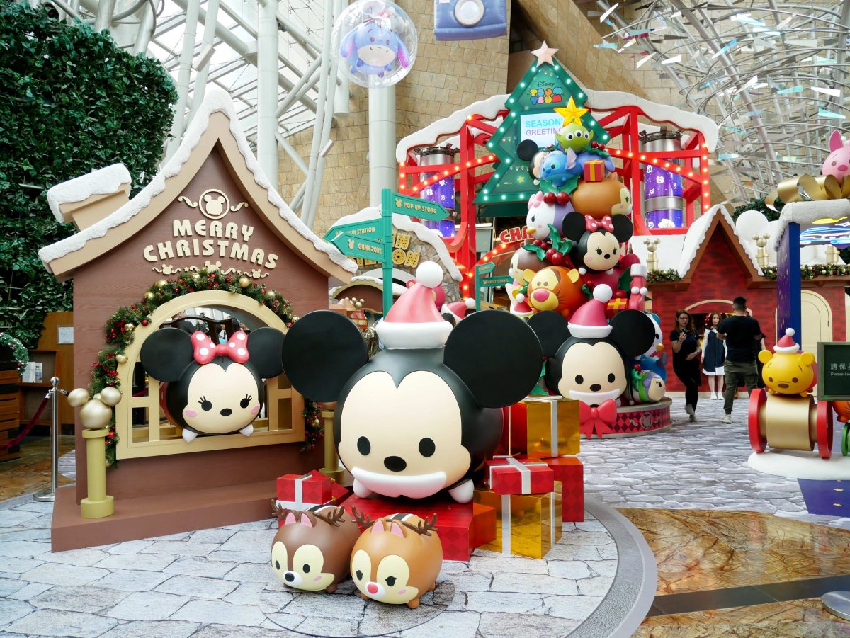 迪士尼TSUM TSUM聖誕市集進駐朗豪坊！巨型空中氣球+22隻角色疊成的許願樹