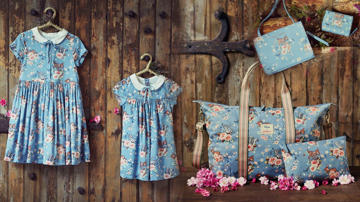 【碎花迷注意!】Cath Kidston聯乘小鹿斑比.配襯不一樣都親子裝