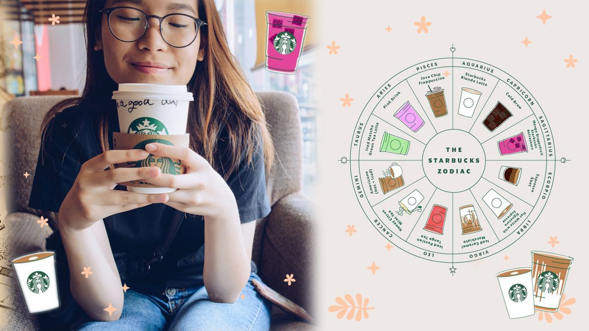 十二星座在Starbucks的 專屬 個性口味！跟著官方指引，今天就去喝一杯吧～