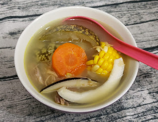 【清熱解毒】魚翅瓜椰子瑤柱湯