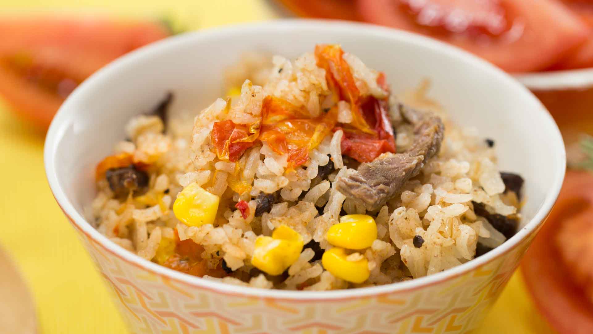營養食譜 《簡易電飯煲黑椒番茄牛肉飯》