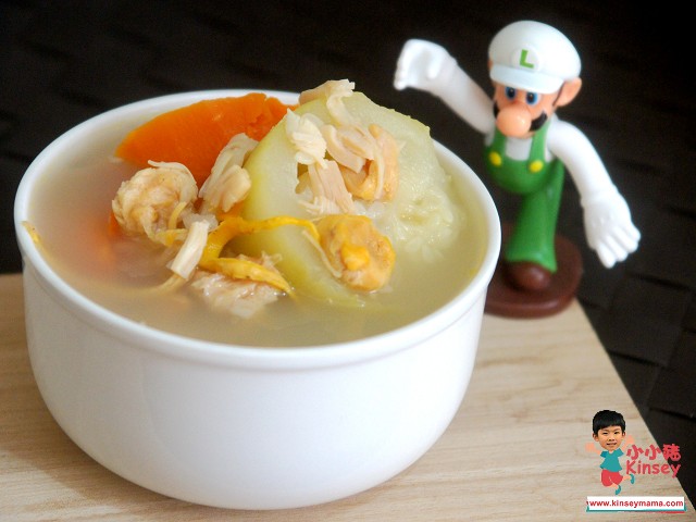 【健脾明目】日月魚節瓜淮山瘦肉湯