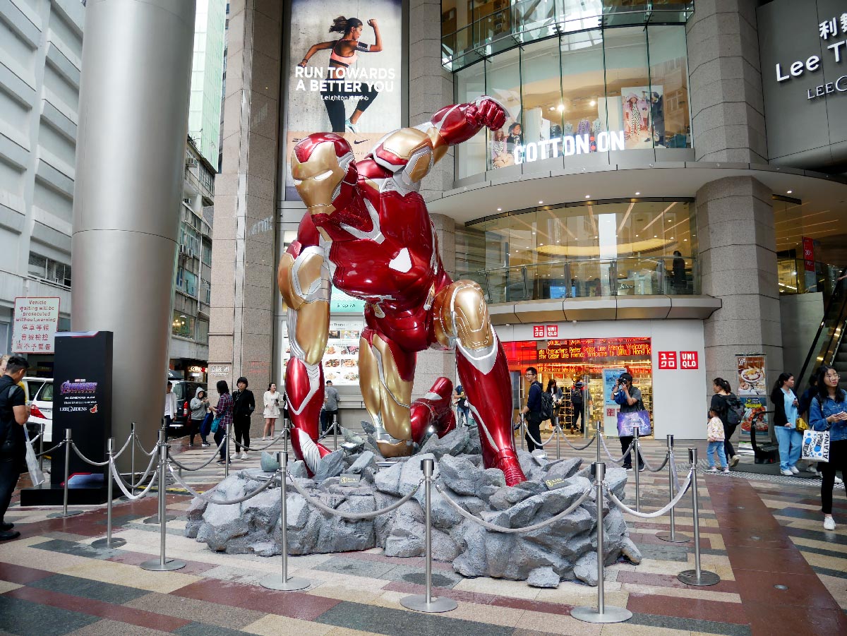 Marvel展4大必睇位！4.5米巨型「鐵甲奇俠」空降銅鑼灣！