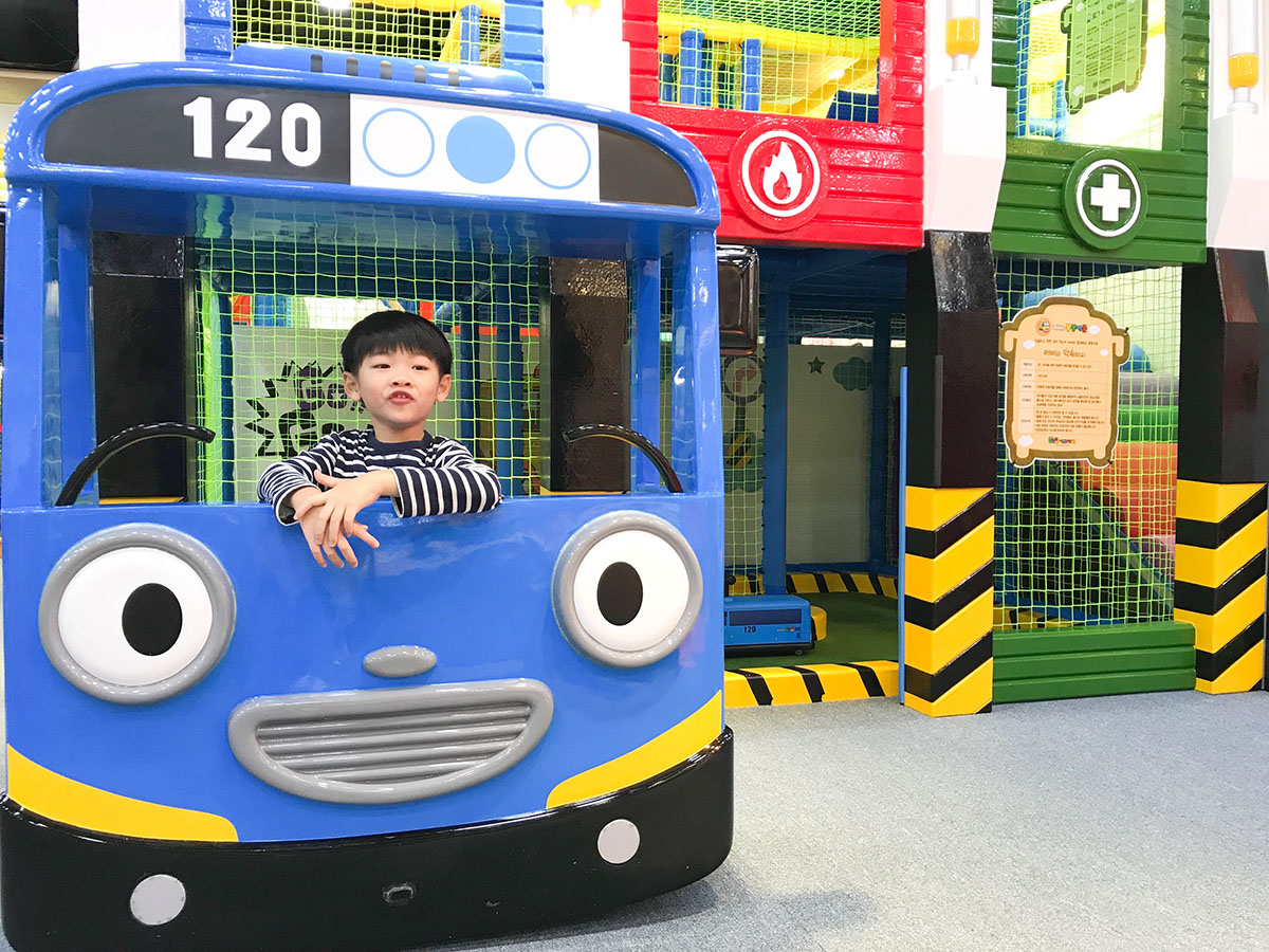 【韓國親子遊】小車迷朝聖 人氣卡通車主題放電TAYO KIDS CAFE、POLI兒童交通公園