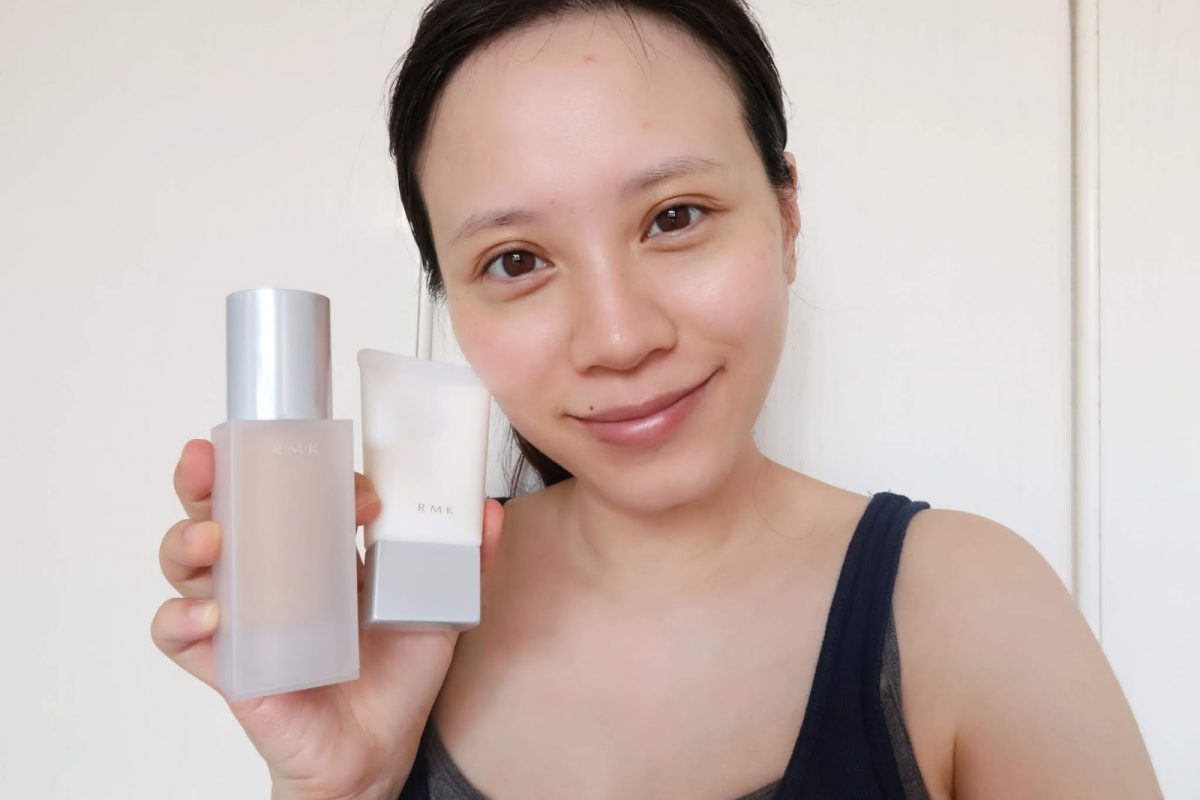 輕盈啞緻高遮瑕組合！RMK 柔滑隔離霜+水凝柔光粉底霜