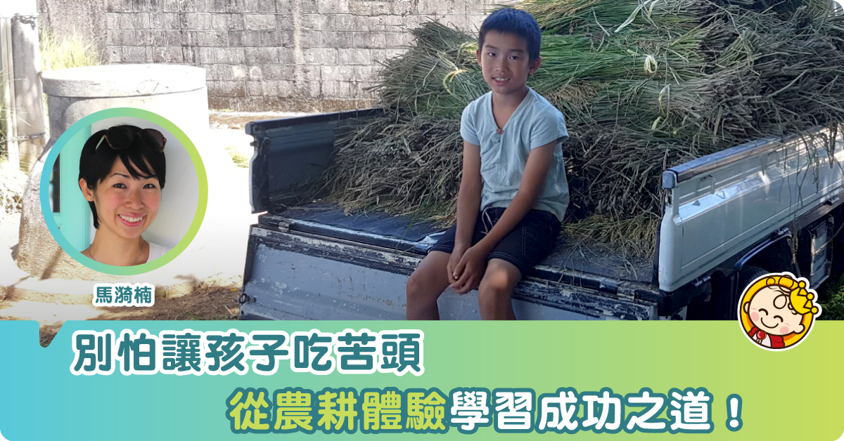 稻米收割讓孩子獲得滿滿的成功感：「原來飯是這樣來的！」