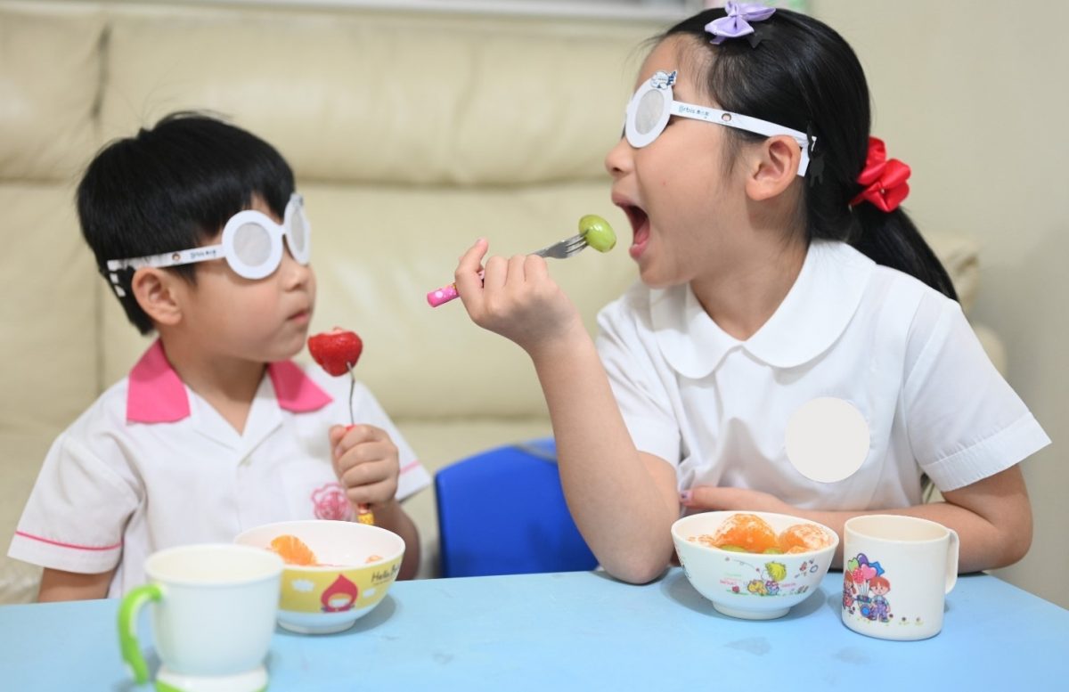 奧比斯「蒙查茶點」護眼工作坊 從小培養良好教護眼習慣