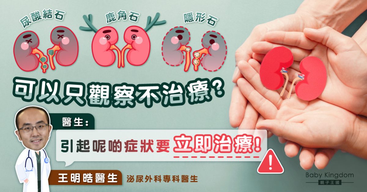 【腎結石小知識】一定要做手術？體外碎石？開刀取石？