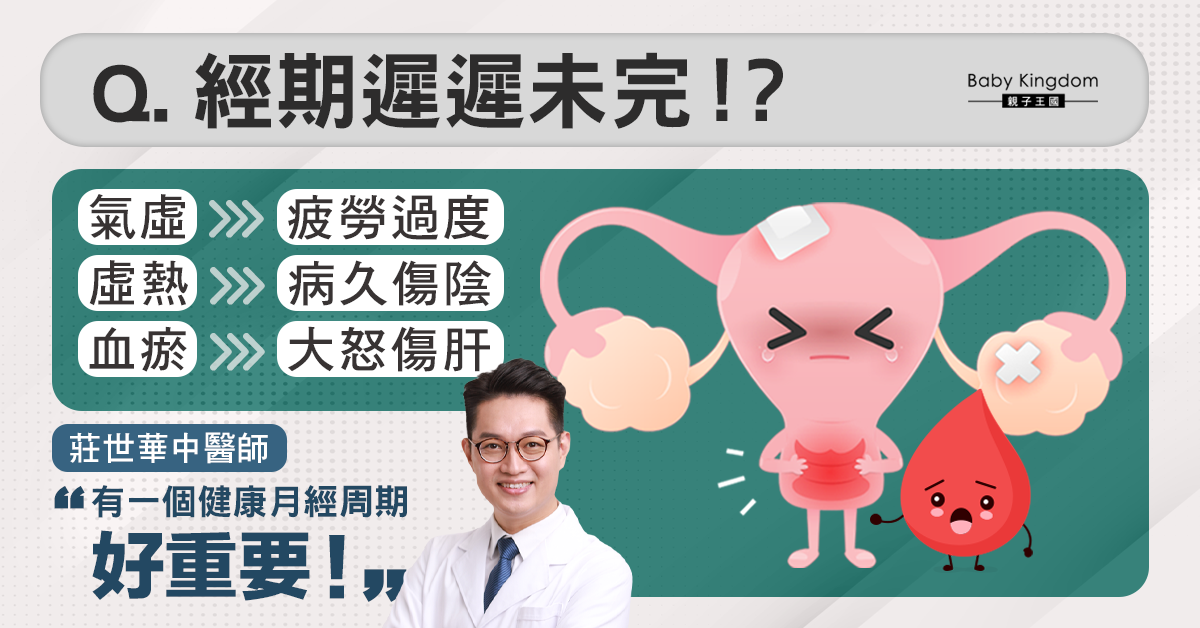 【女士健康】經期延長 中醫師：身體虛弱或大怒傷肝都有關！